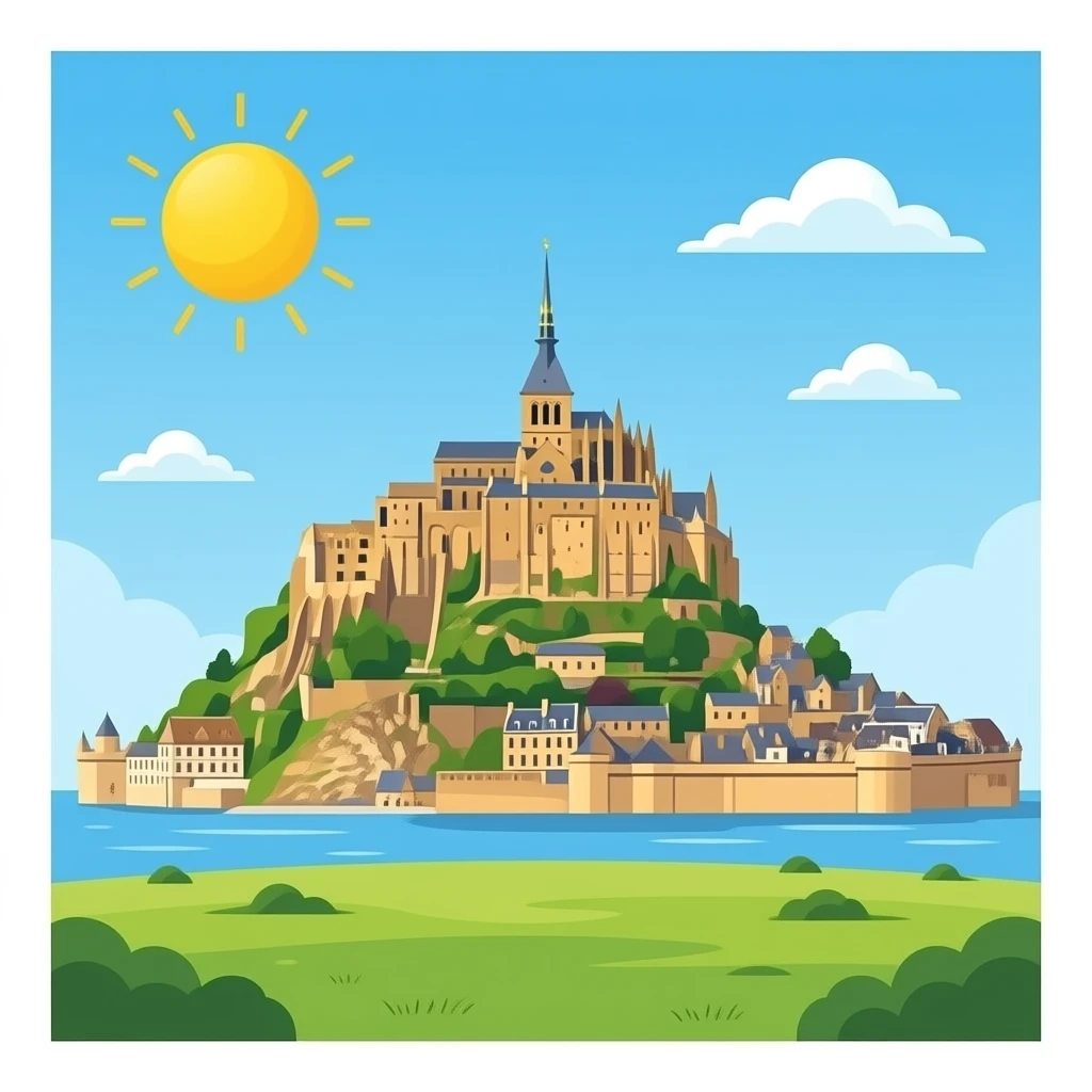 Le mont st michel emoji