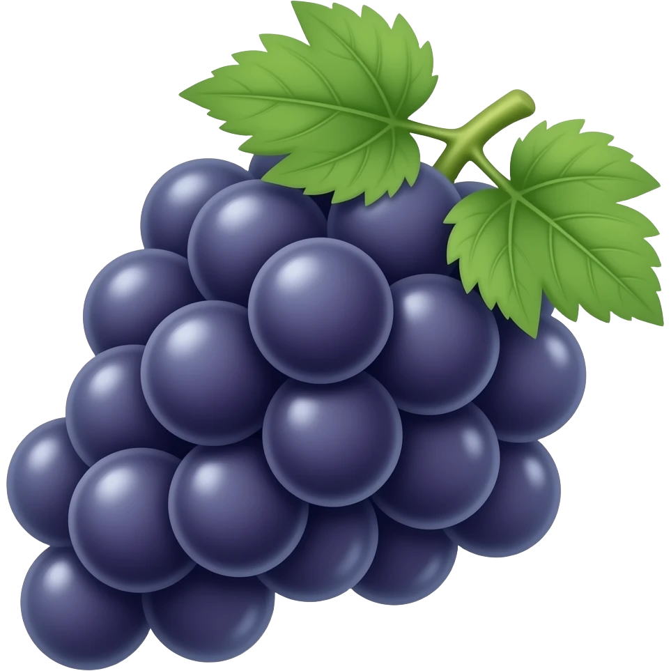 Black grapes emoji