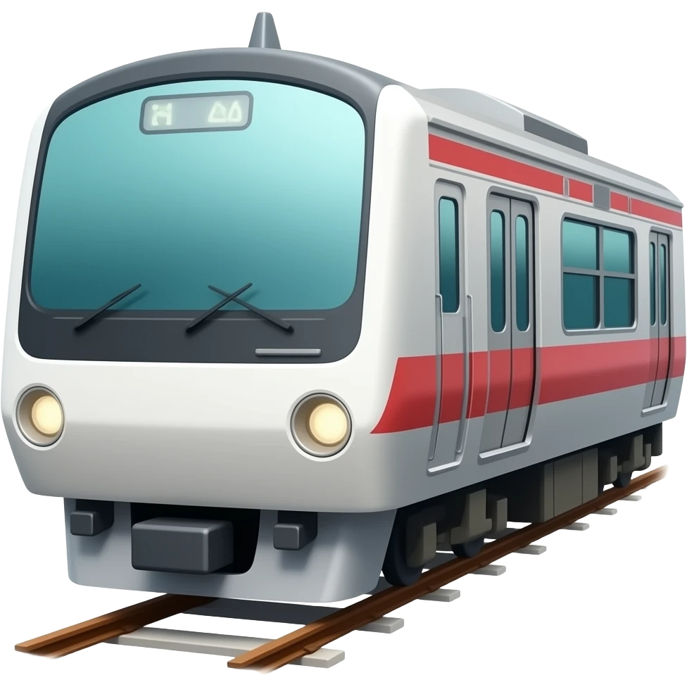 Japanese train emoji