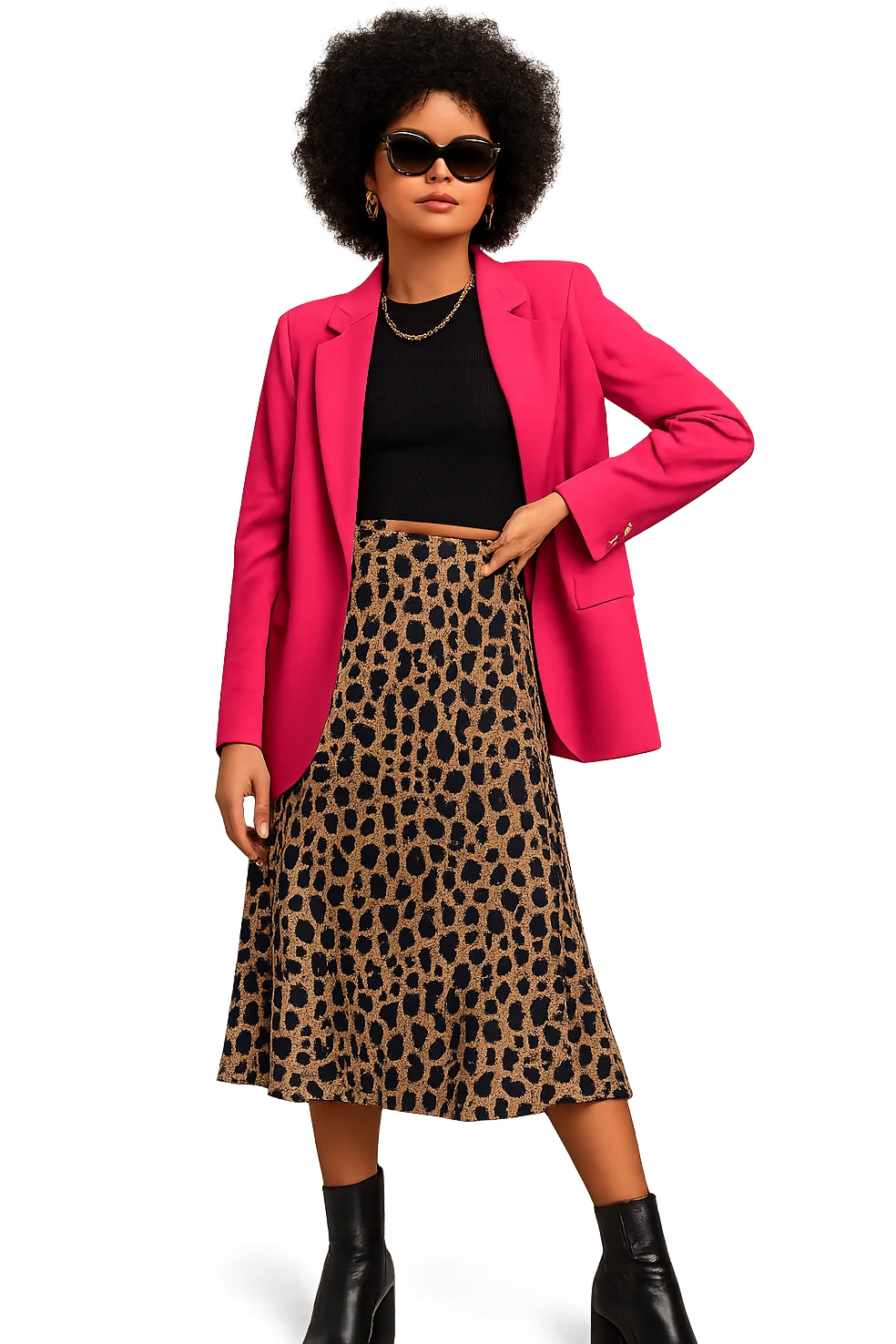 slay girl, bold fashion, chic and radiant emoji