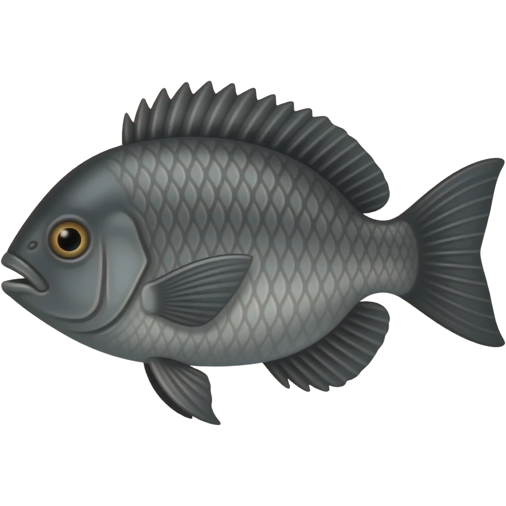 ramireza czarna rybka emoji