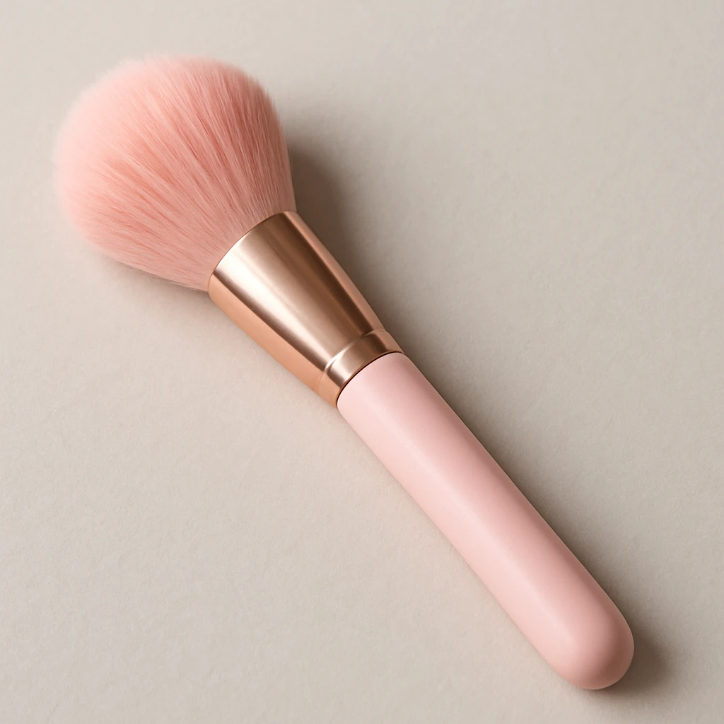 pink makeup brush emoji