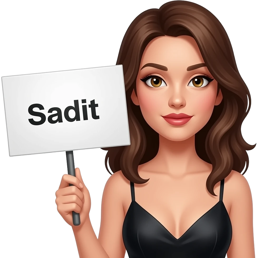 make a naughty sexual and seductive that just says the word "Sadist" emoji