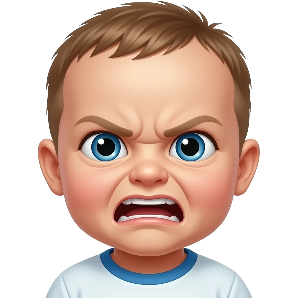 5   678 oh ma baby is crazy mad real emoji