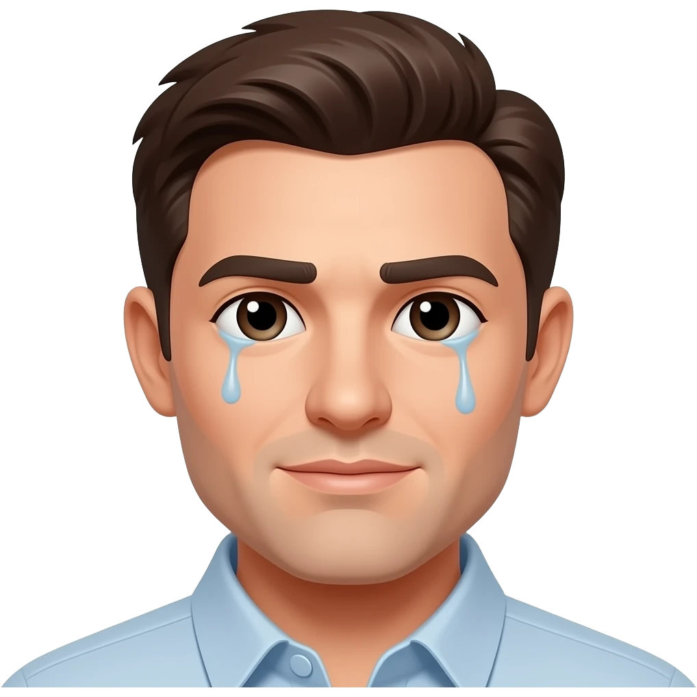 He will have a tear in his eye emoji