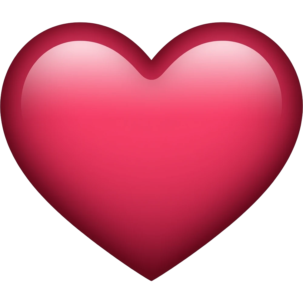 Maroon heart emoji emoji