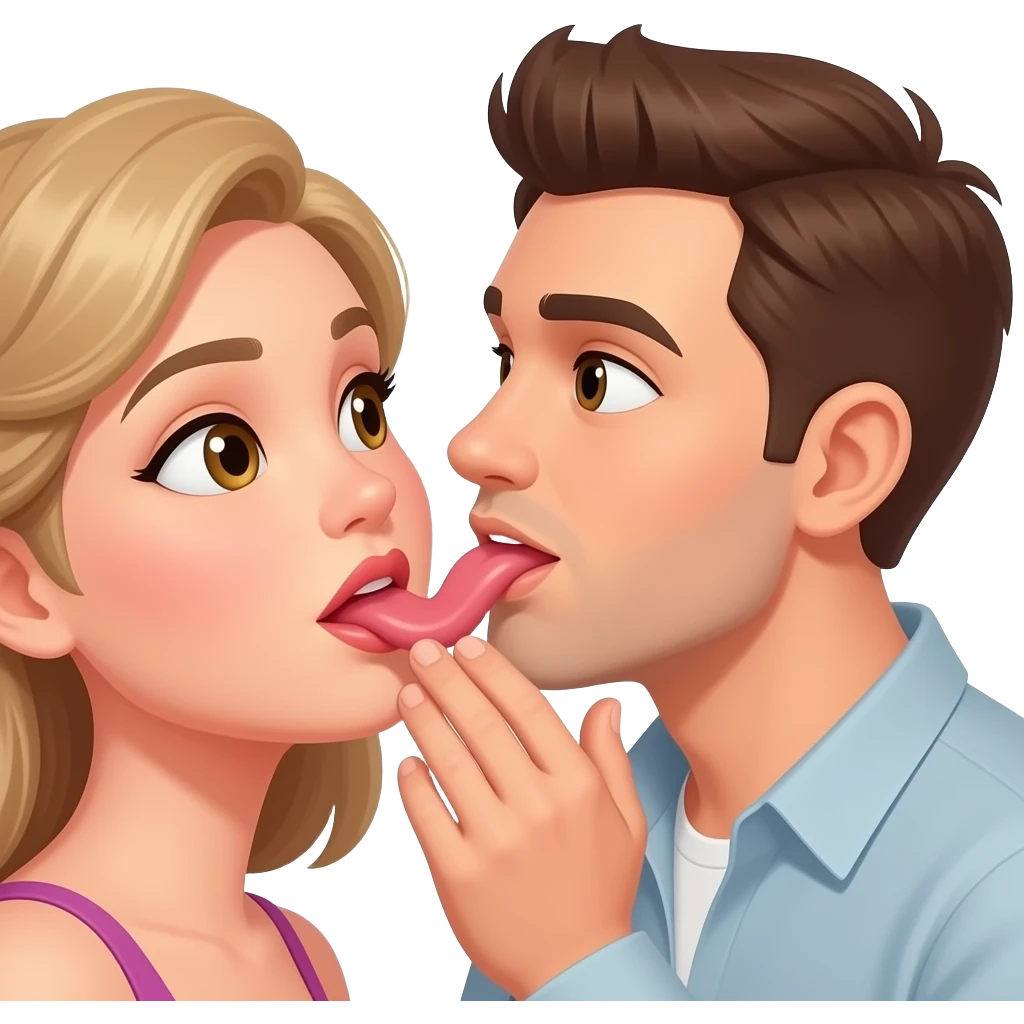 guy licking woman’s vagina emoji