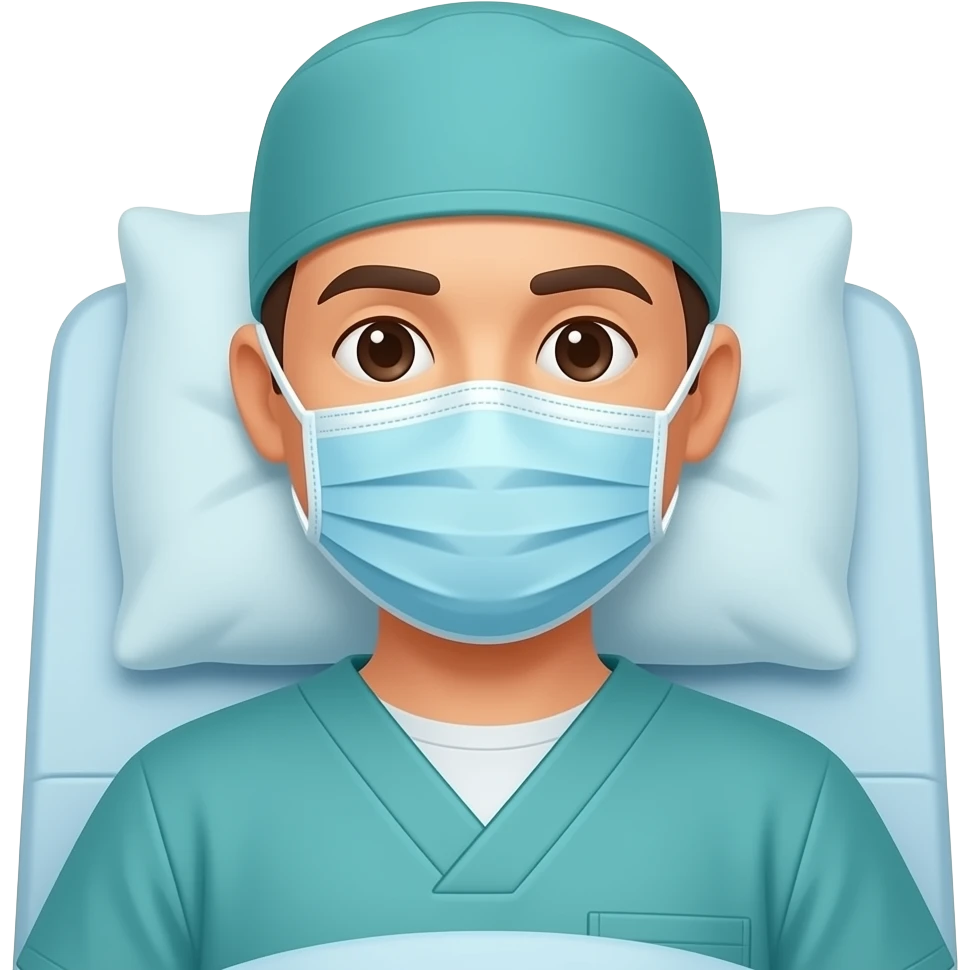 husband having  surgery emoji