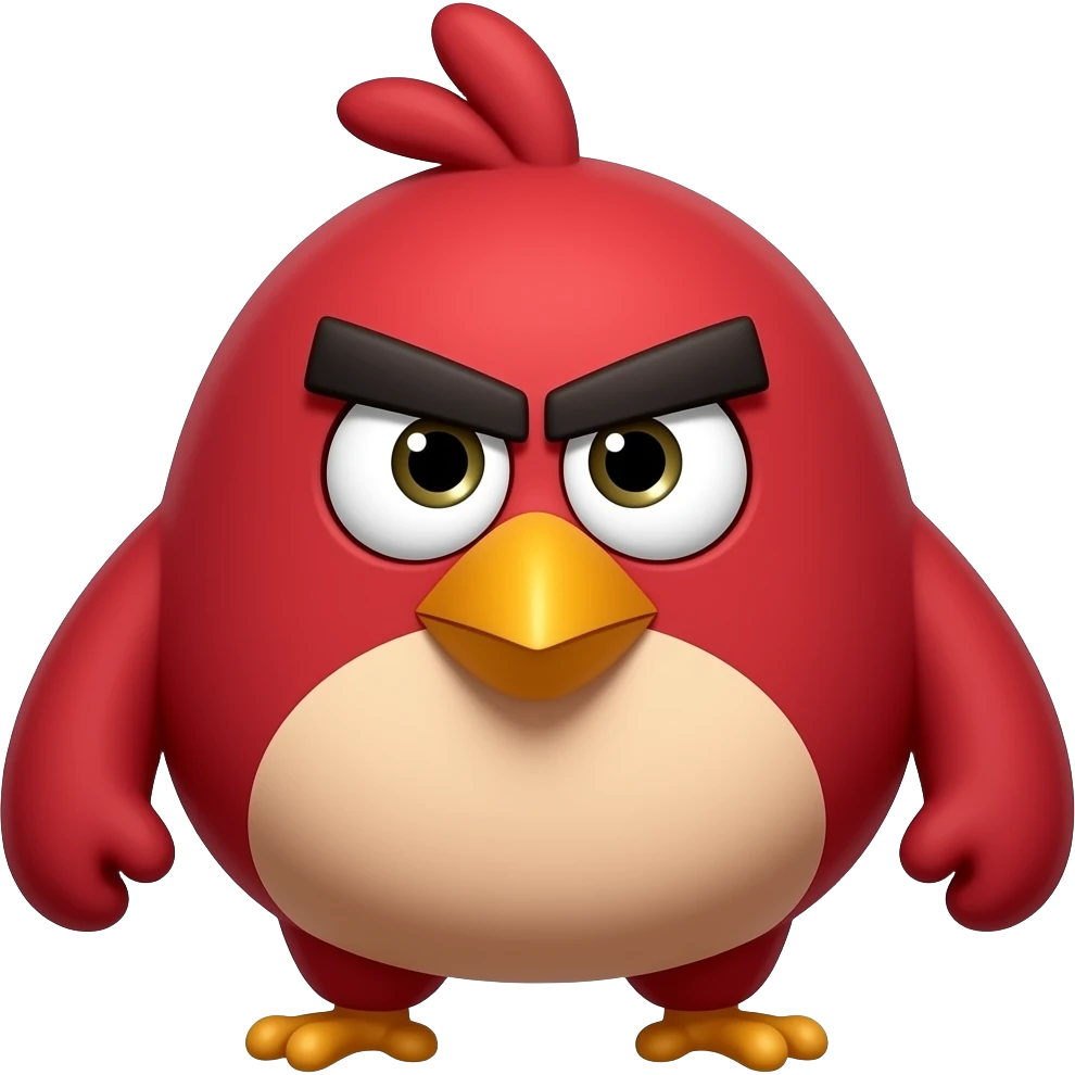 angry bird emoji
