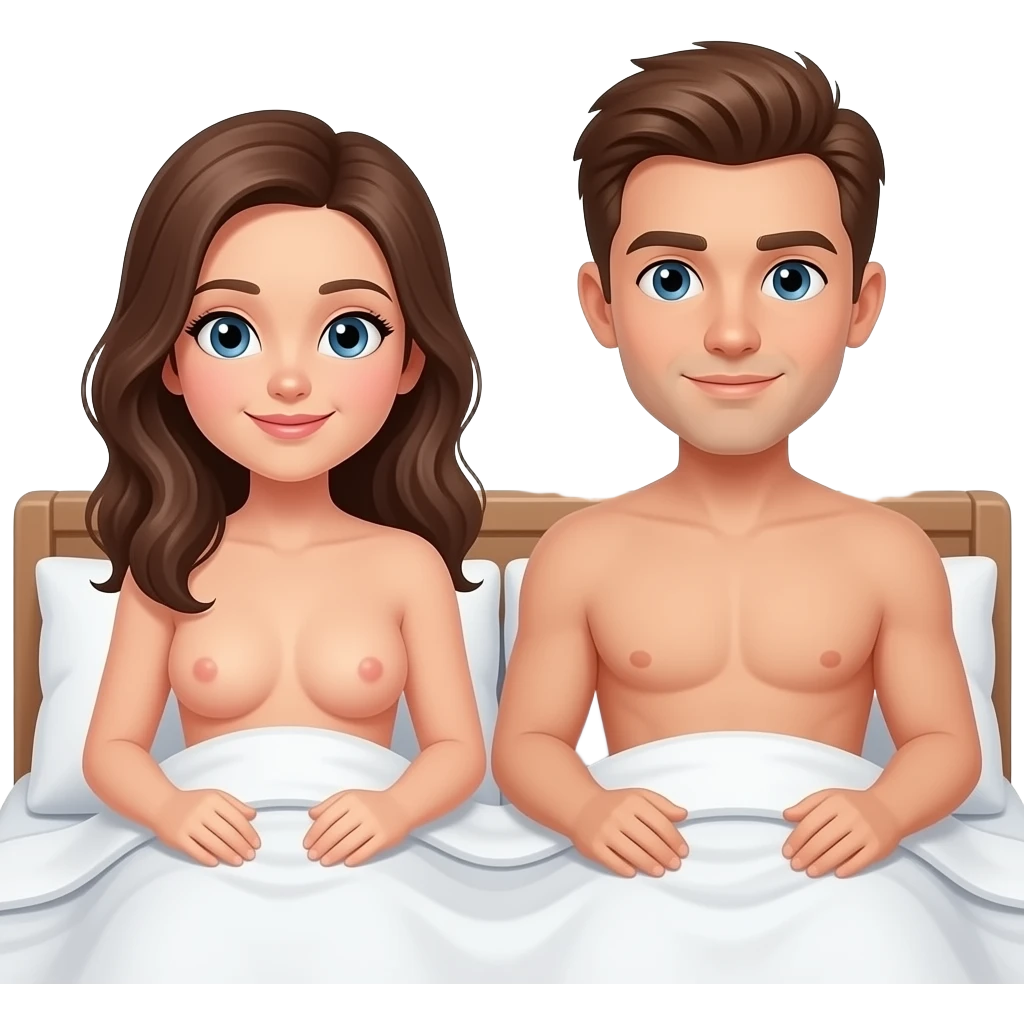 naked girl in her room with boy friend naked no blankets emoji