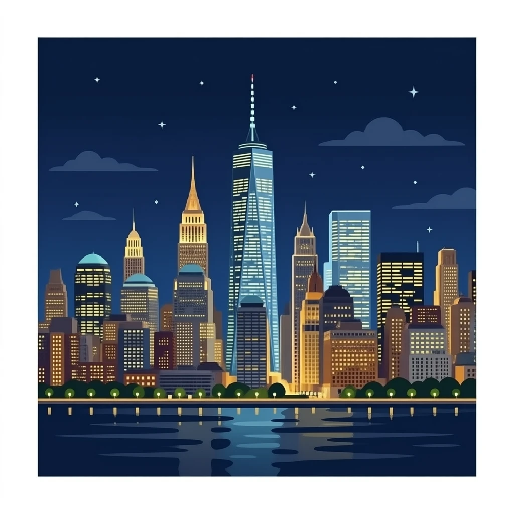 New york night emoji