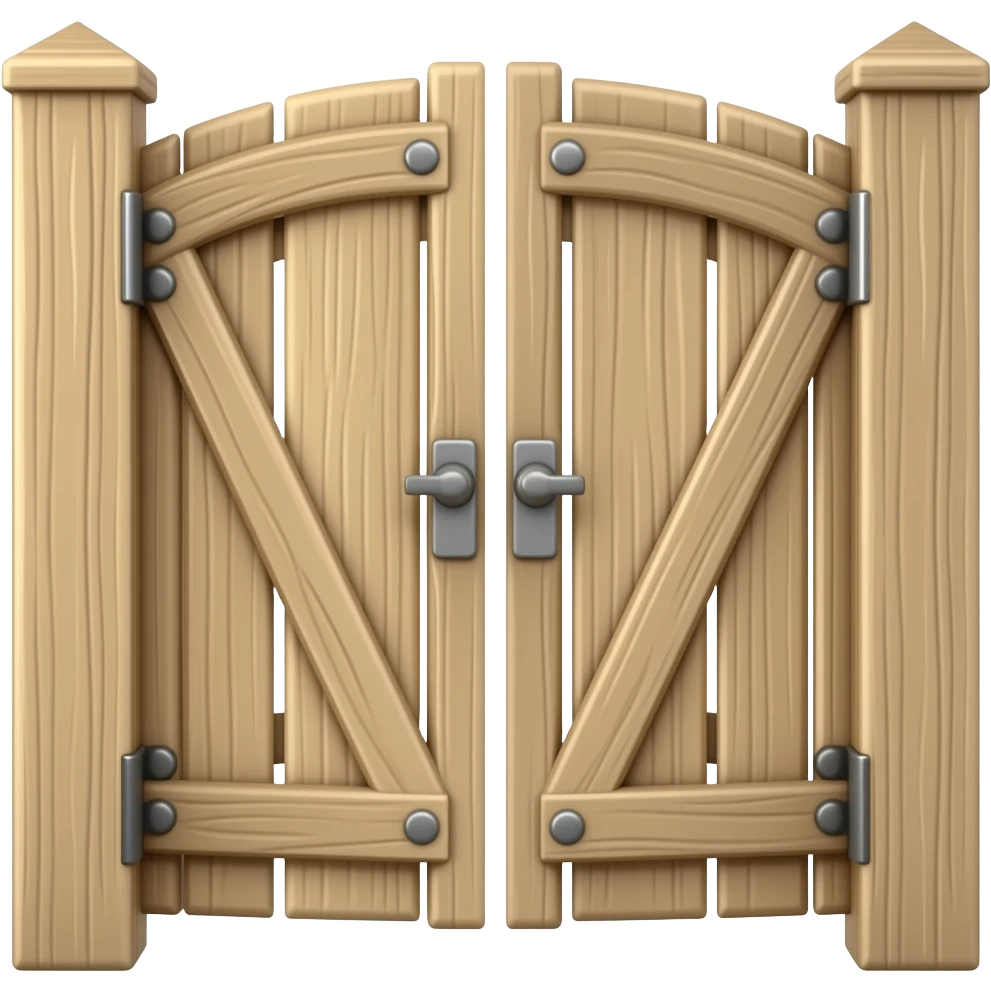 Open gate emoji