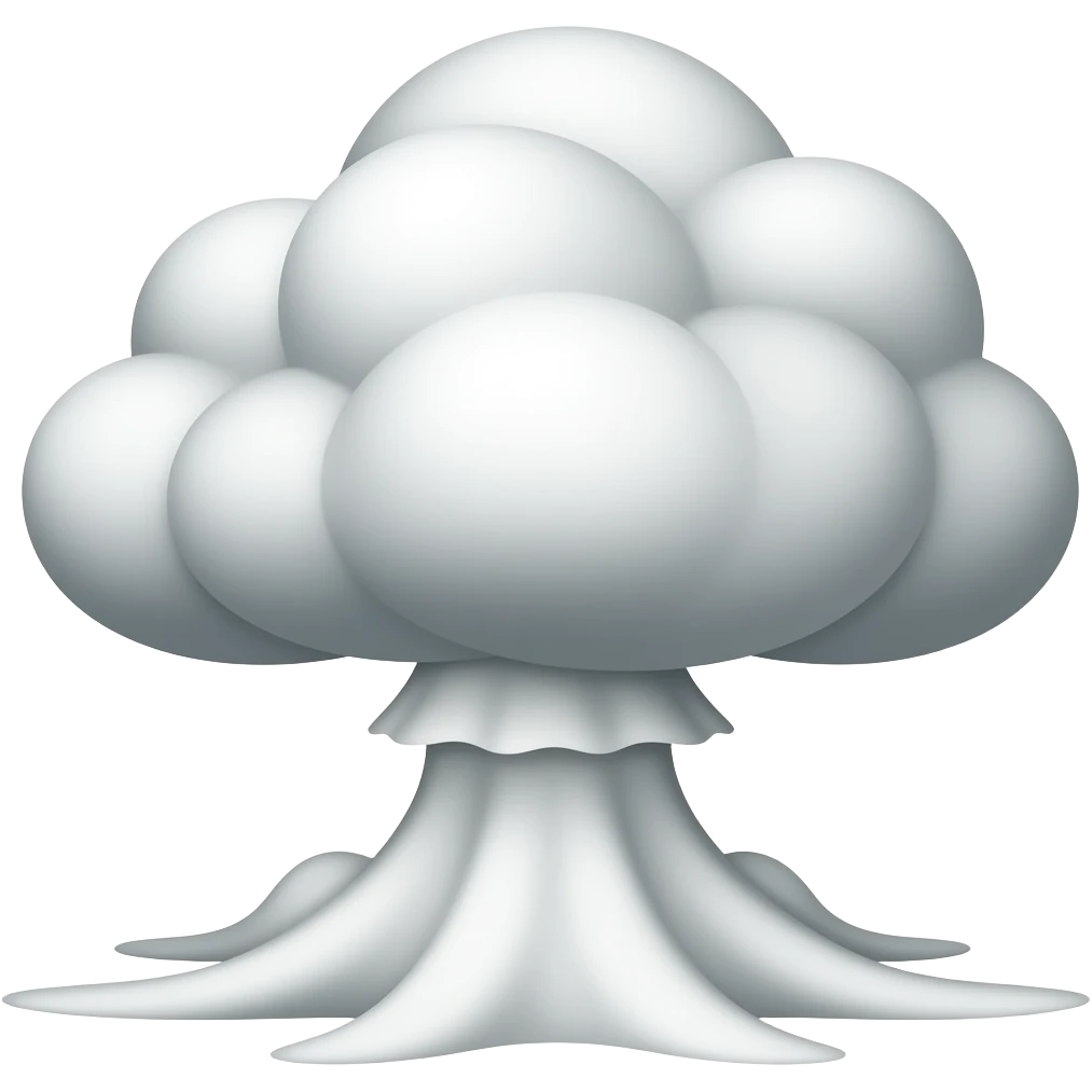 mushroom cloud emoji