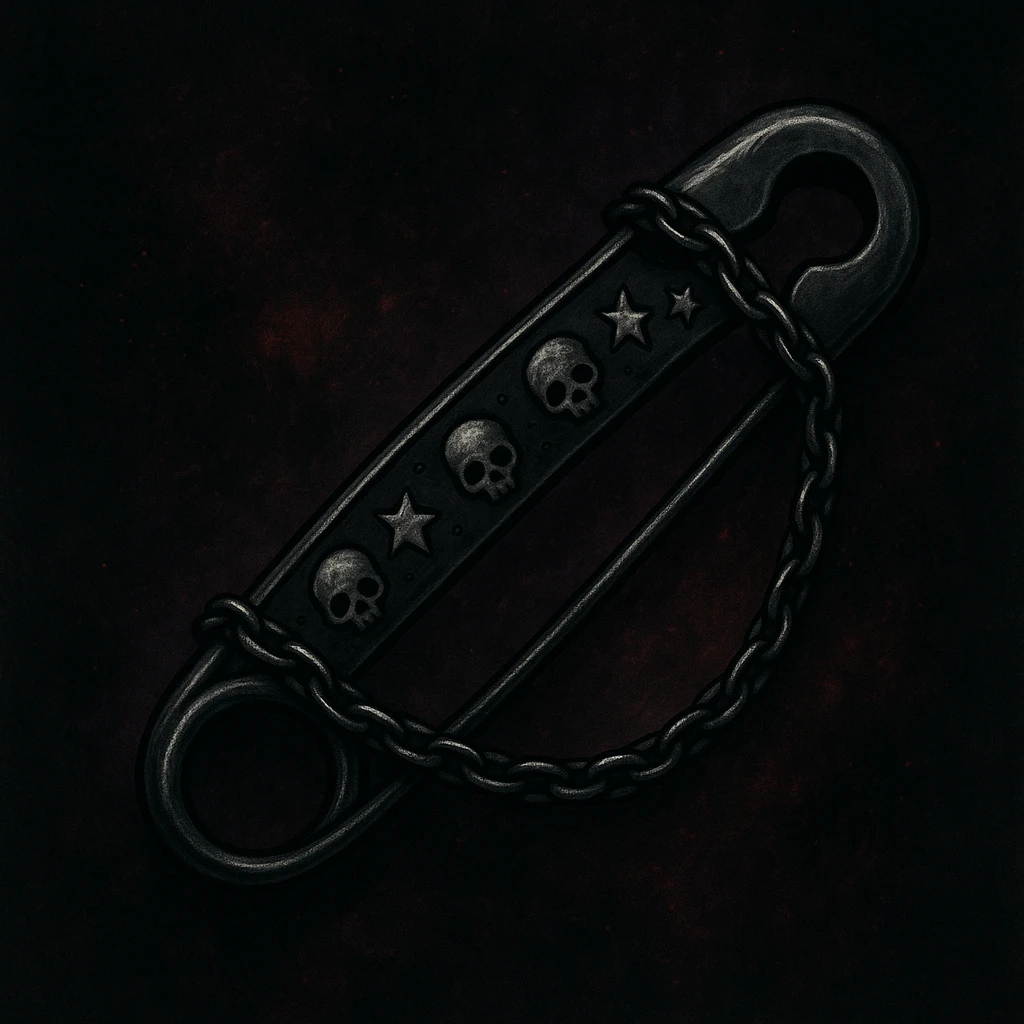 emo style safety pin emoji