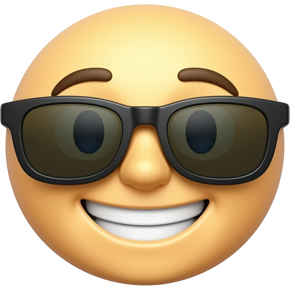 Créer moi une emoji chill emoji