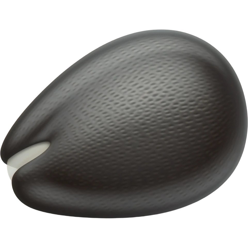 Black poppy seed emoji emoji