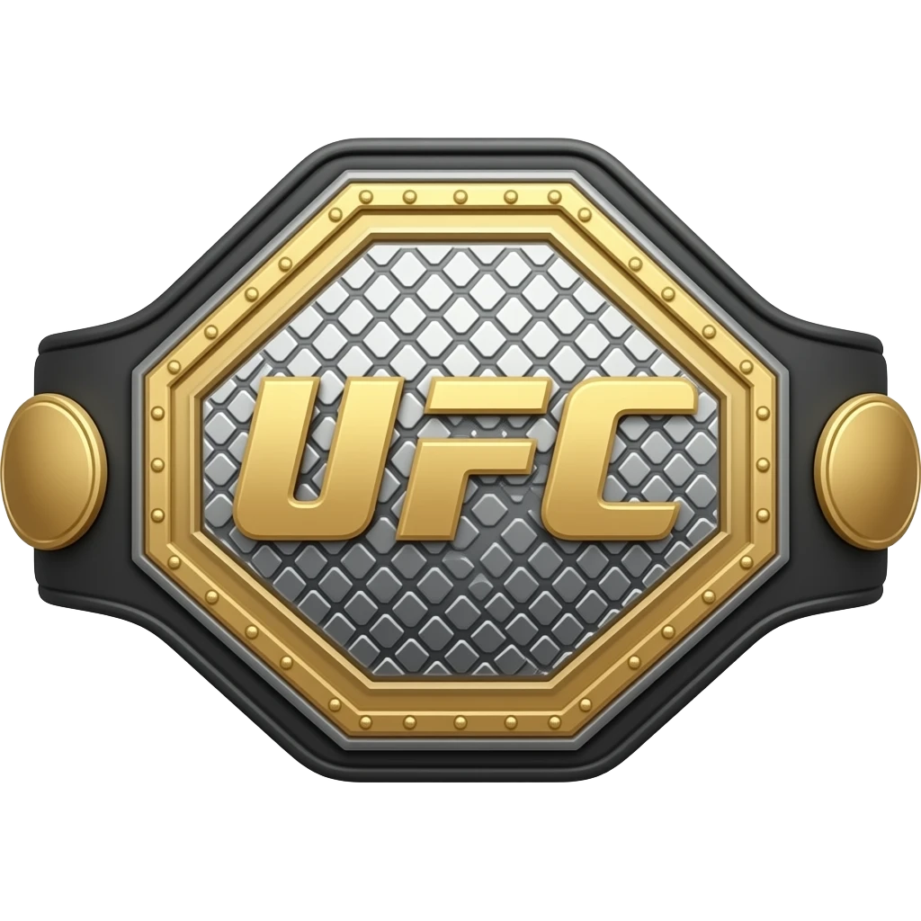 silver UFC belt emoji