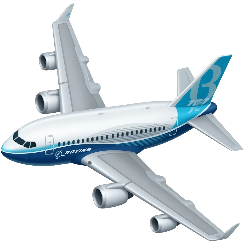 Boeing airplane emoji