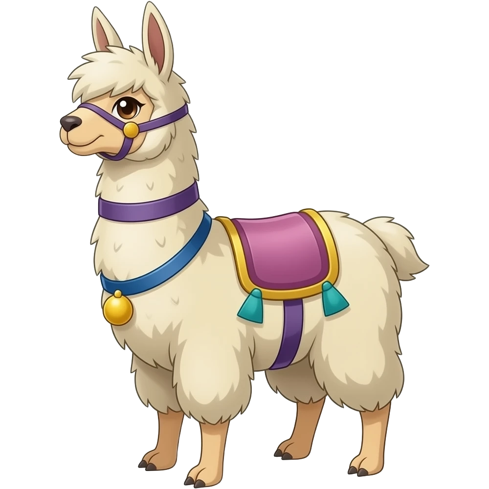 dragon-ball z llama in gi emoji
