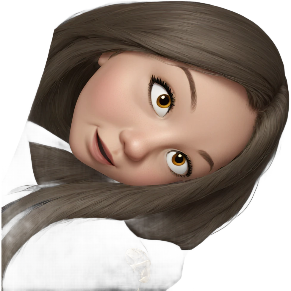 realistic portrait of girl emoji