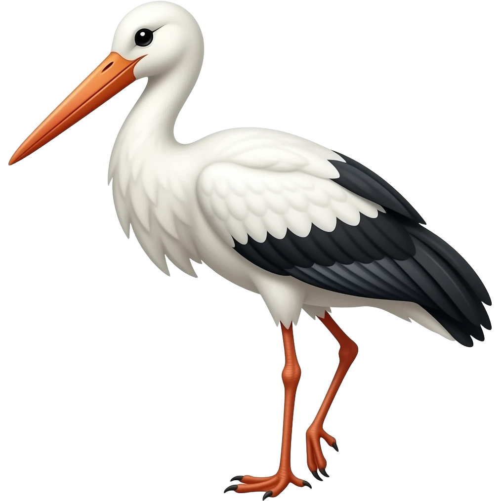 Stork emoji