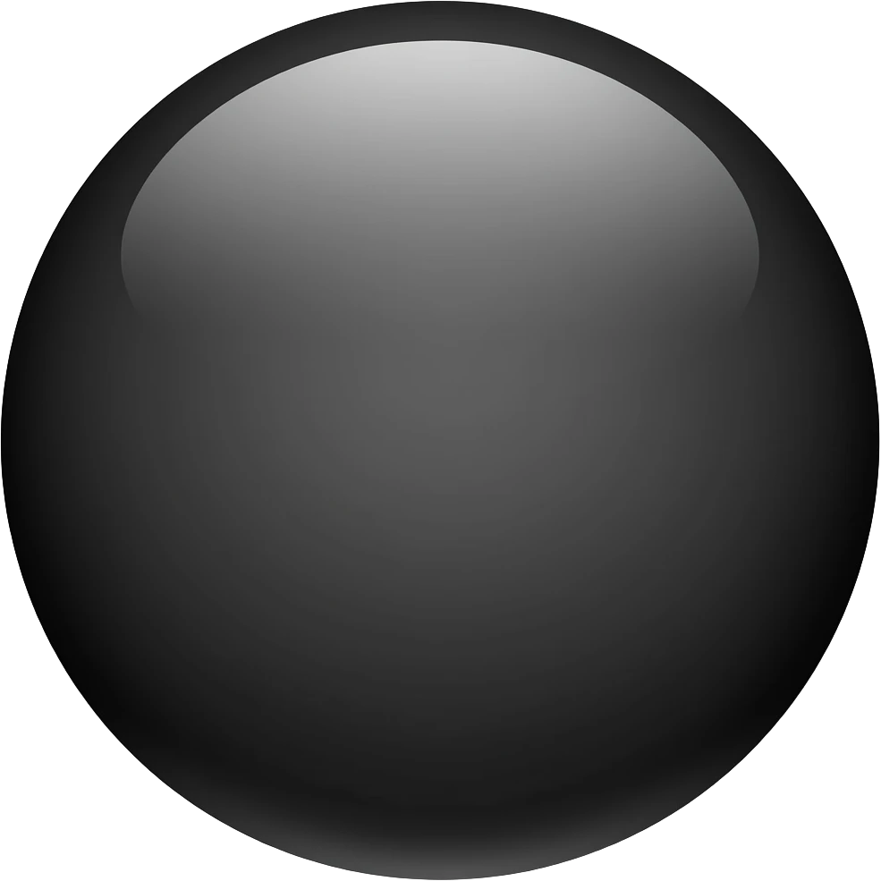Black  circle emoji