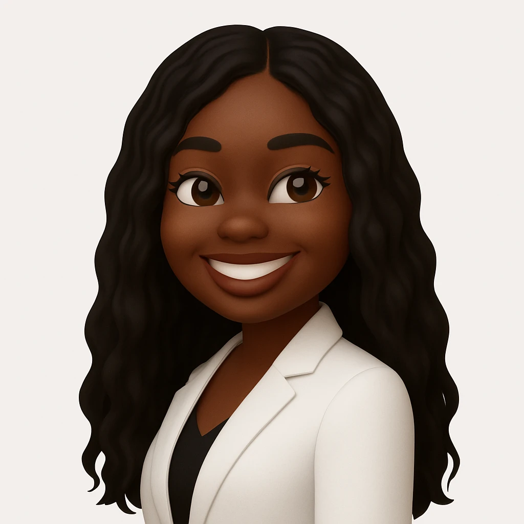 turn the second man in emoji style of the 1st image, match the facial features and match dressing style of the 2nd image, she is wearing white suit side pose emoji