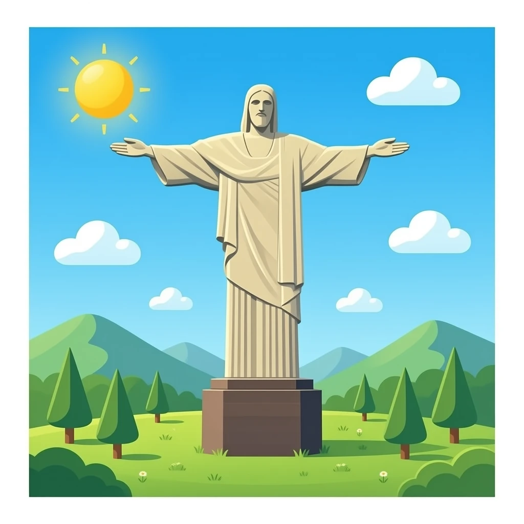 cristo redentor emoji