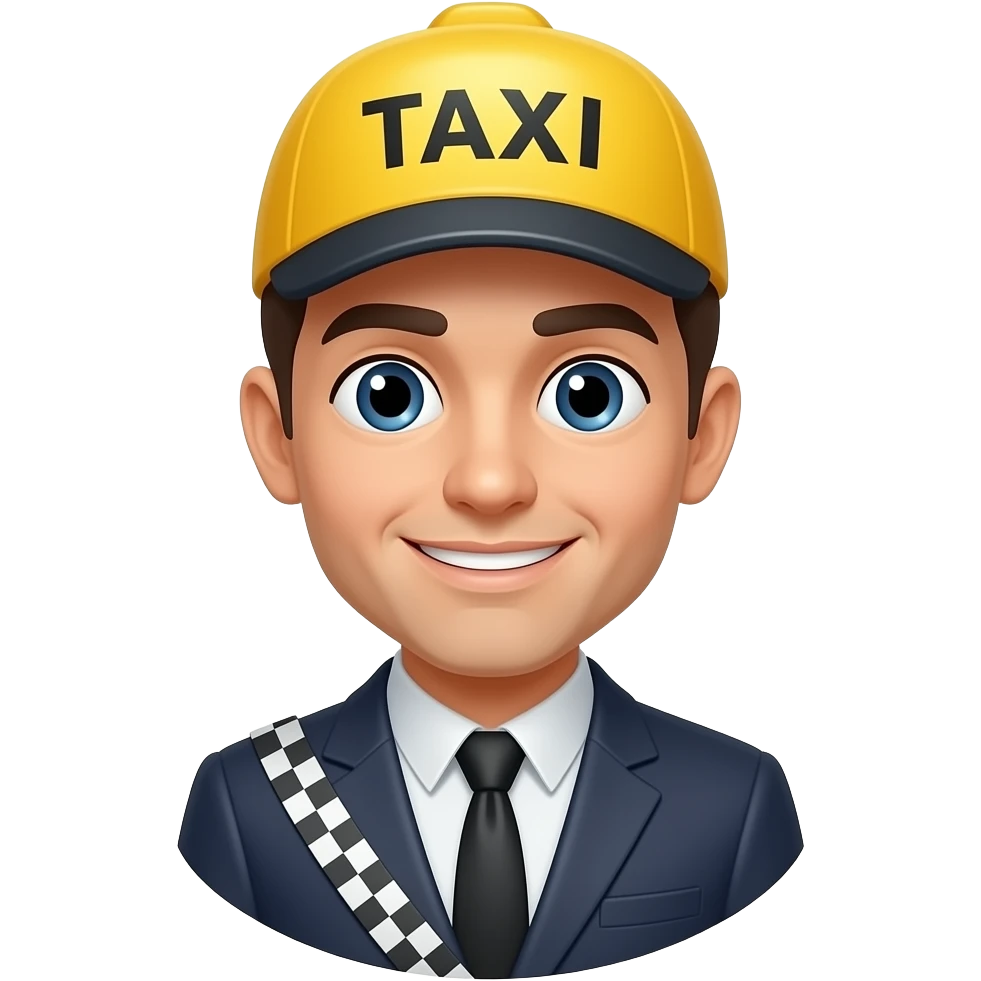 taxi driver emoji
