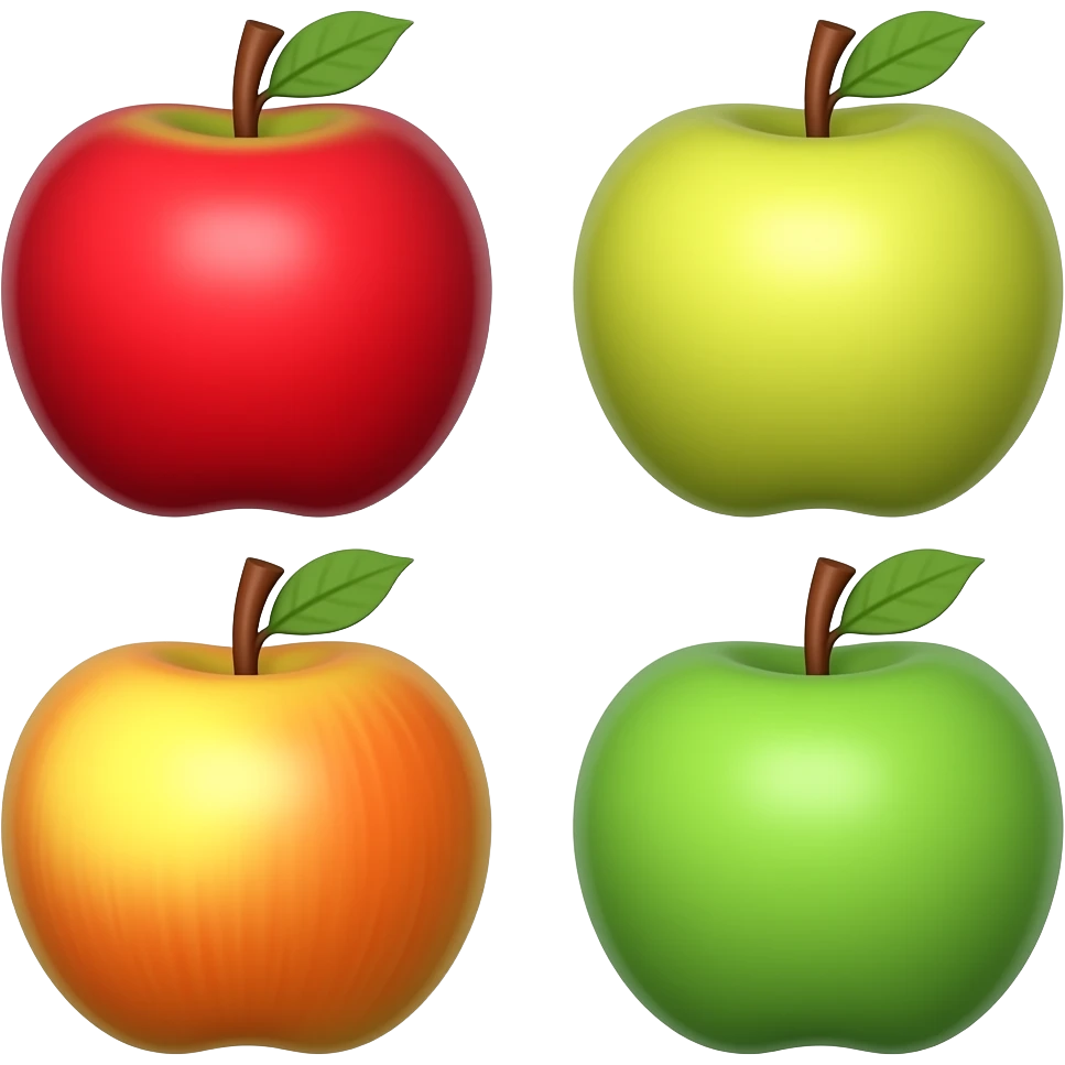 Char rang ka seb 4 emoji