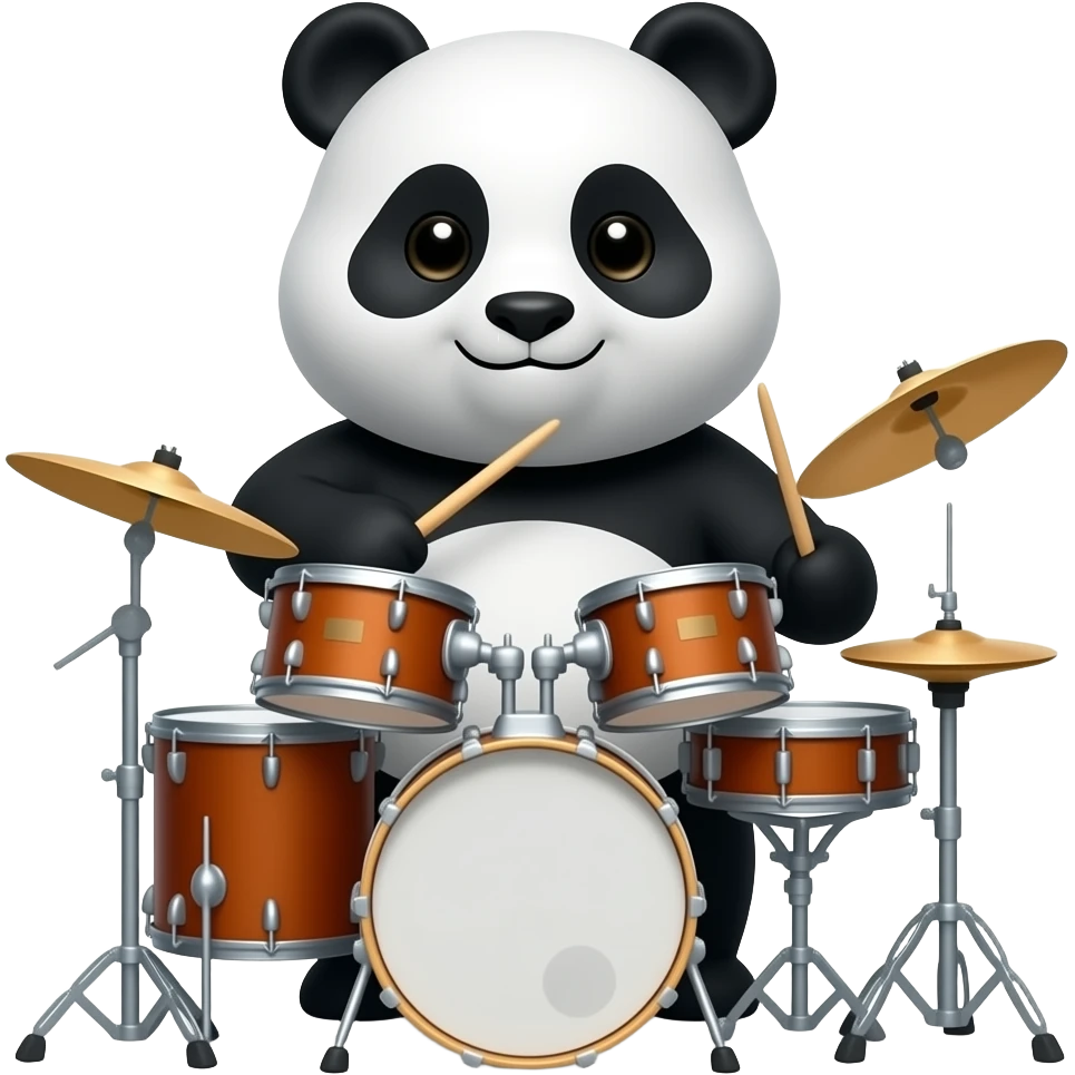 Panda beat emoji