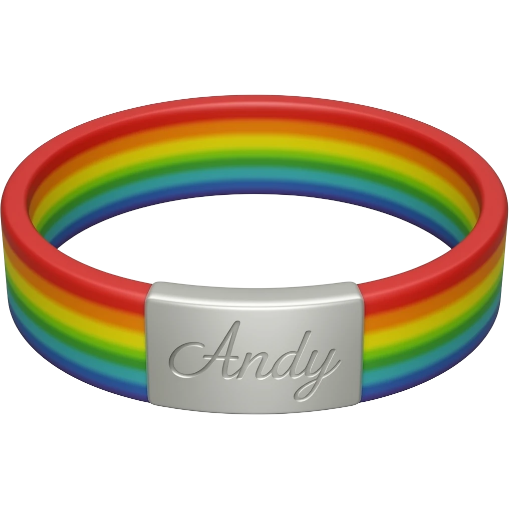 rainbow andy bracelet emoji