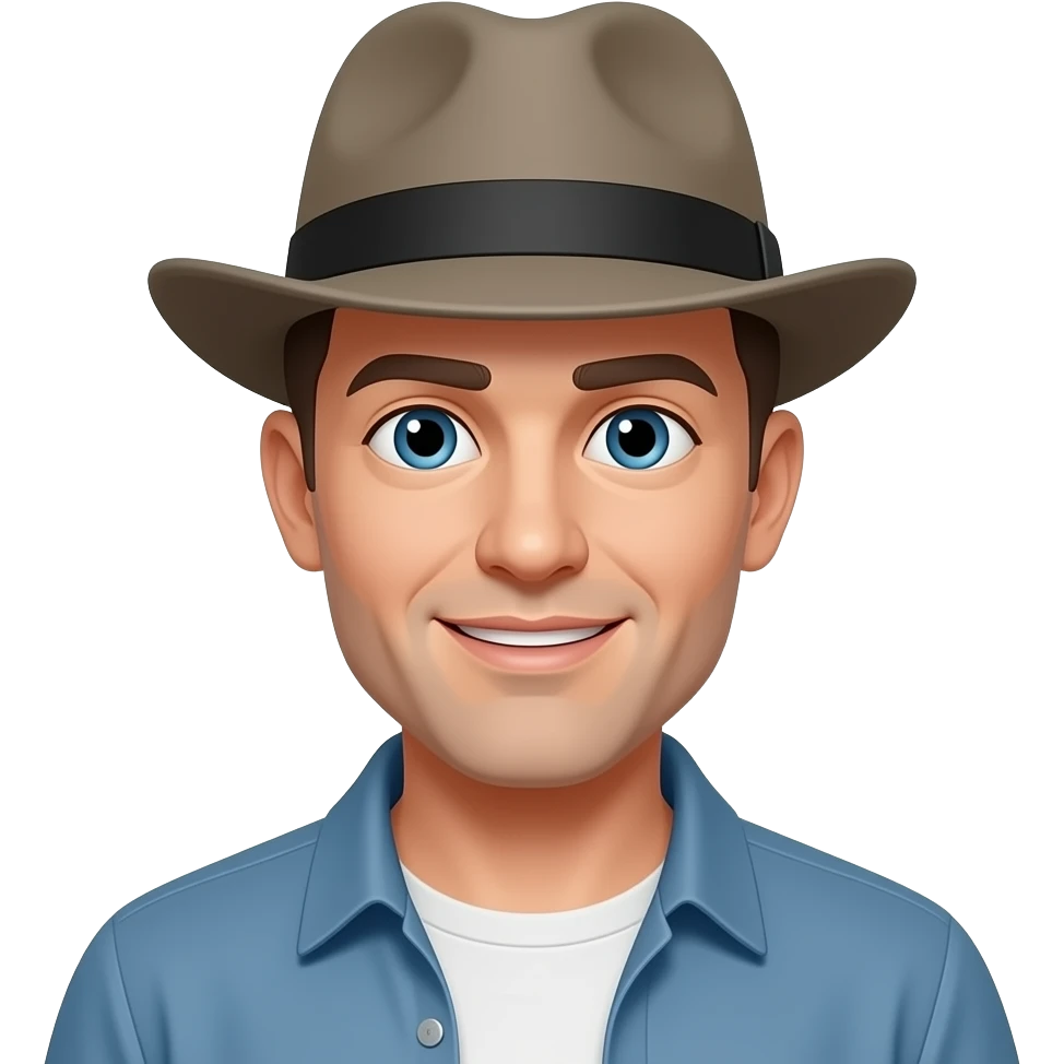 I’m ish white man no hat gohtee emoji