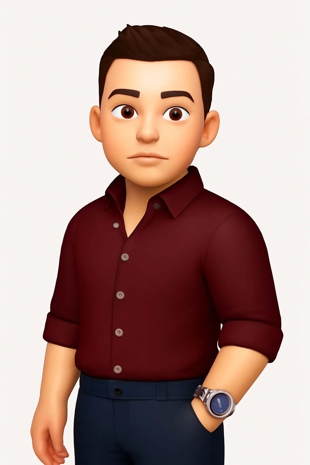 A 3D Apple-style emoji version of the uploaded image, preserving its colors, shapes, textures, and overall design, simplified into emoji form while keeping key details recognizable. Smooth glossy finish, soft shadows, high-quality render, minimal background emoji