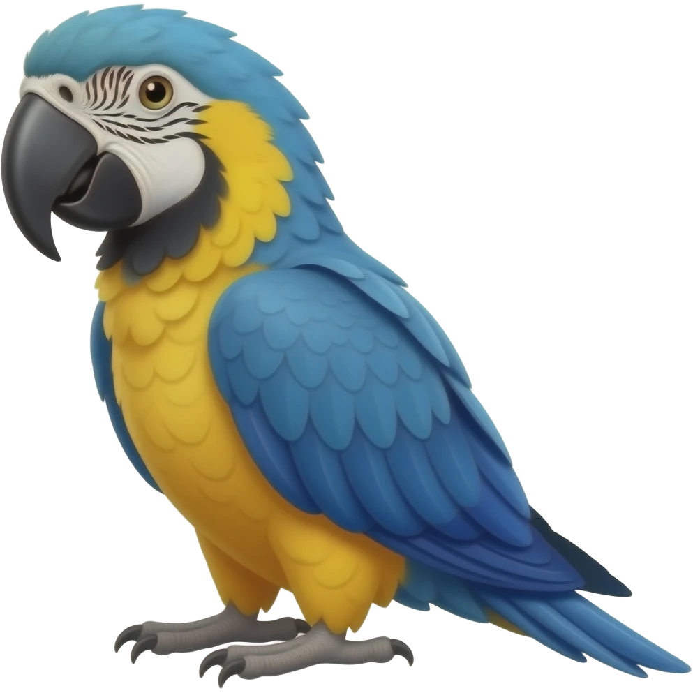 Guacamaya azul emoji