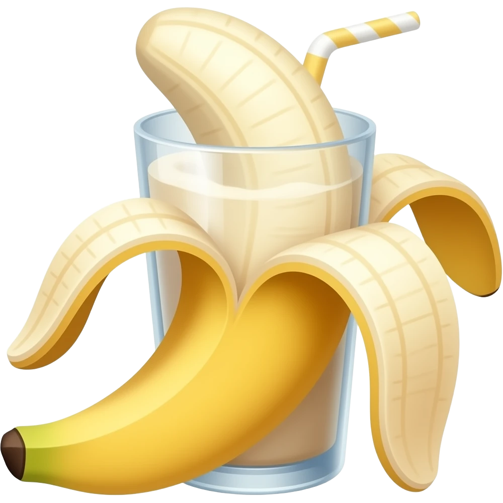 Banana shake emoji