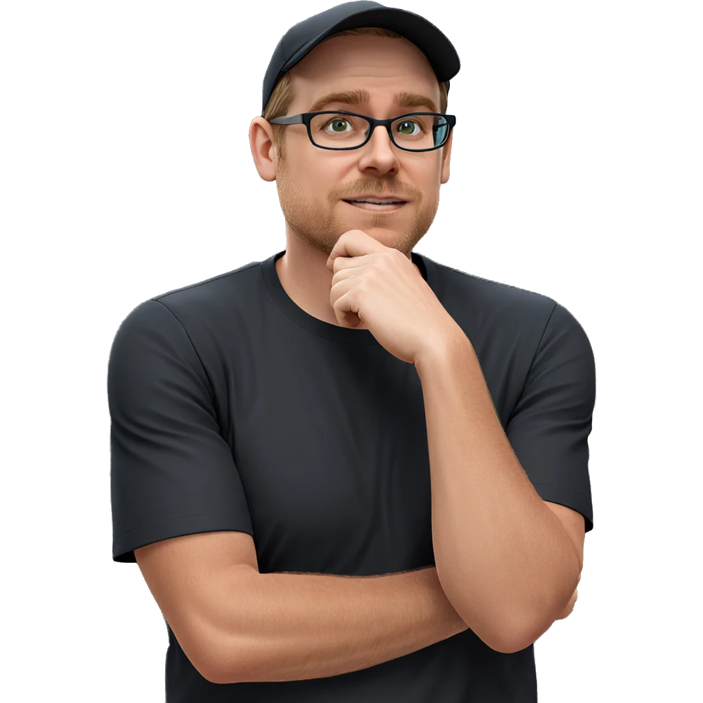 black shirt outdoor portrait emoji