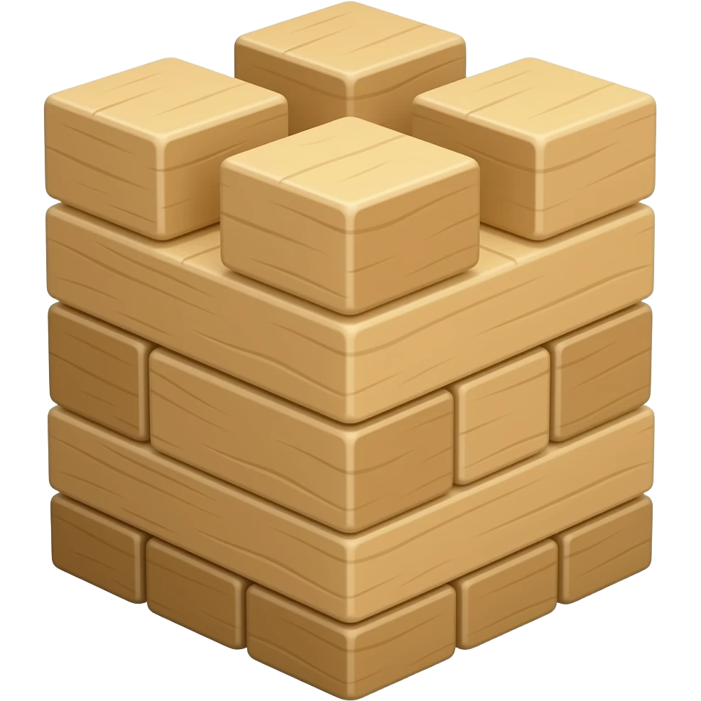 wooden blocks emoji