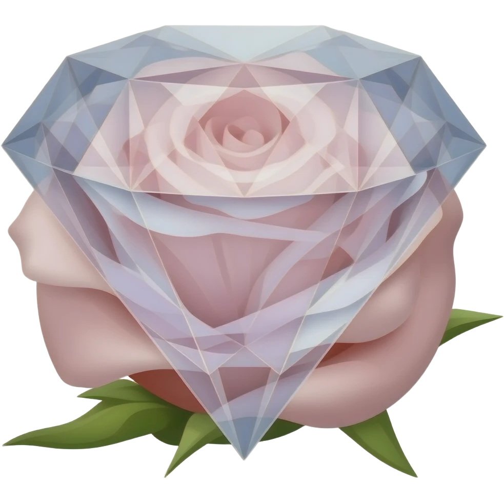 💎 mixed with 🌹 emoji