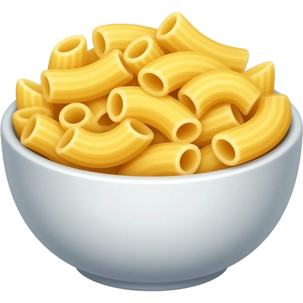 Macaroni bowl emoji