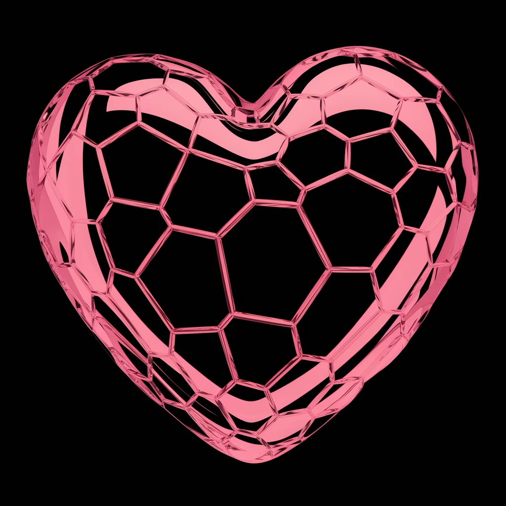 heart with a glassy effect emoji