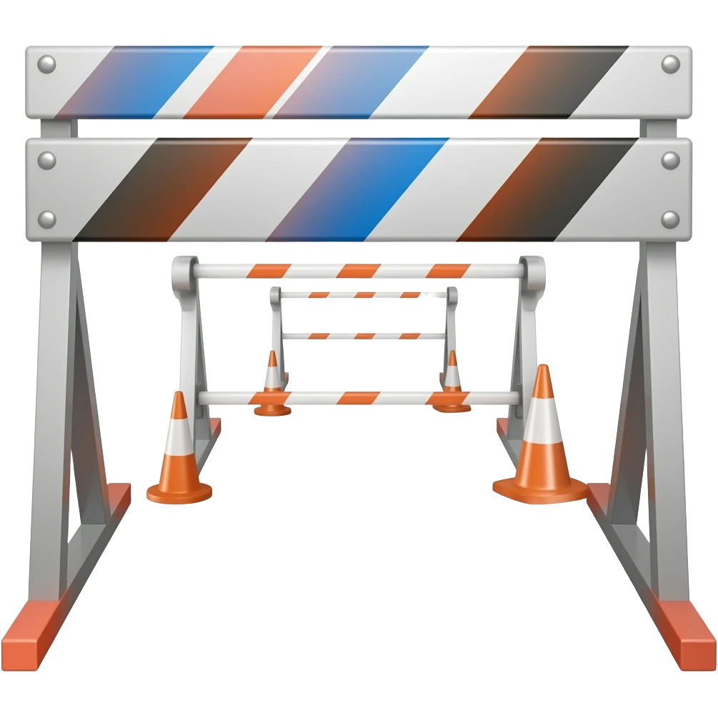 Barre d’obstacle CSO emoji