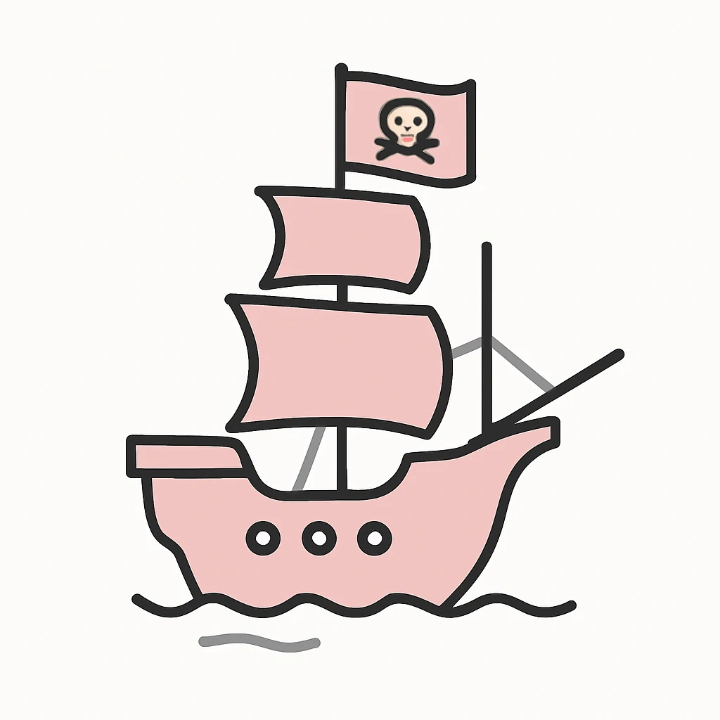 pirate ship emoji