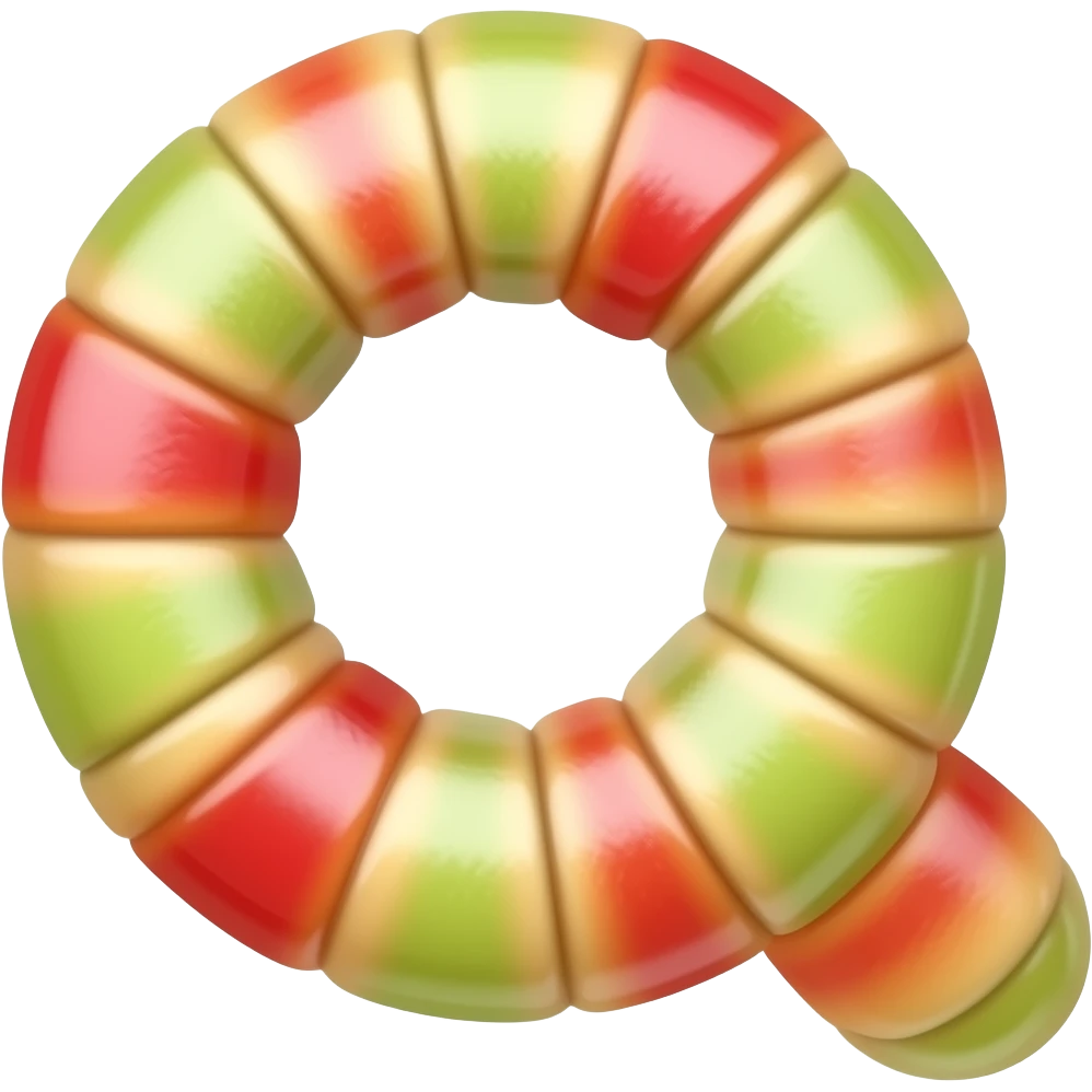 gummy candy worms emoji