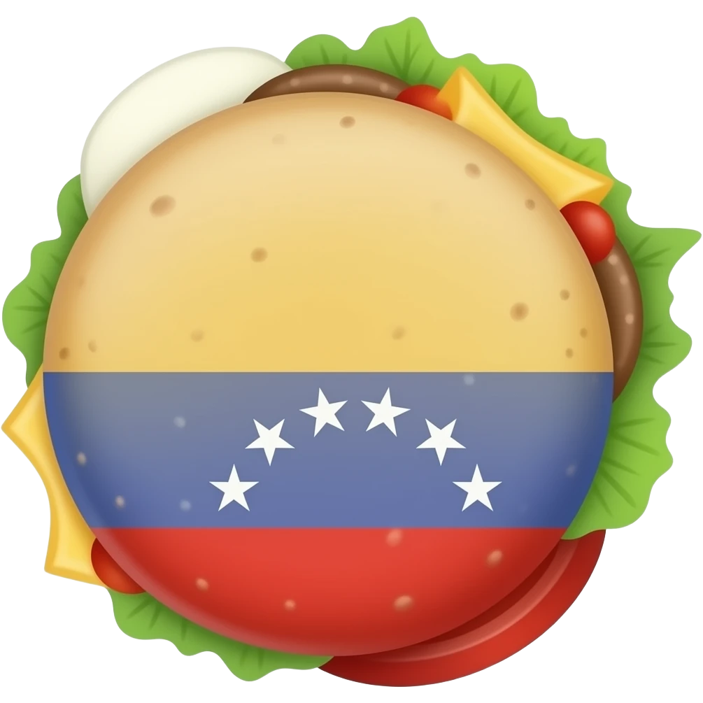 1 arepa venezolana emoji
