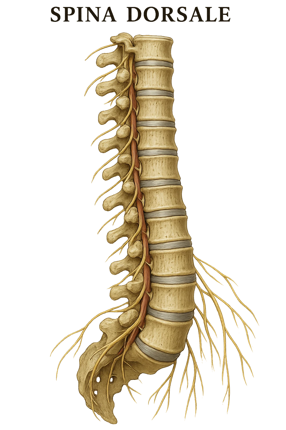 spina dosale anatomica iperrealistico emoji