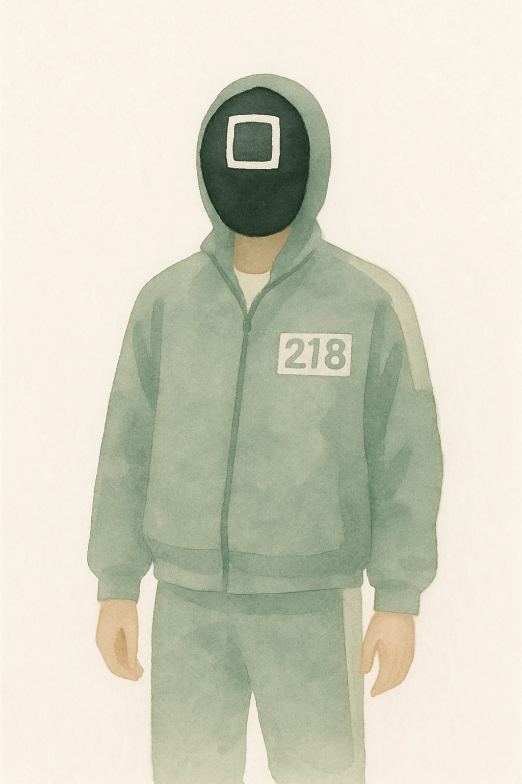 squid game player in green tracksuit emoji