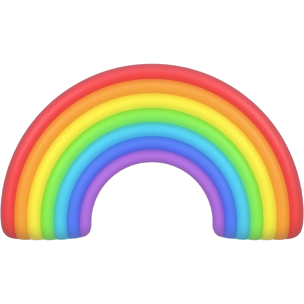 rainbow pastel horn! emoji
