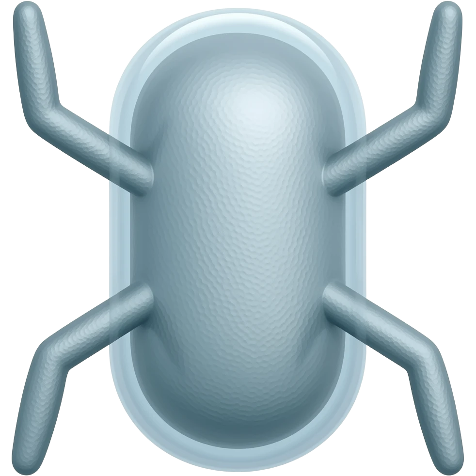 a simple emoji of an antibody, two arms of the antibody emoji