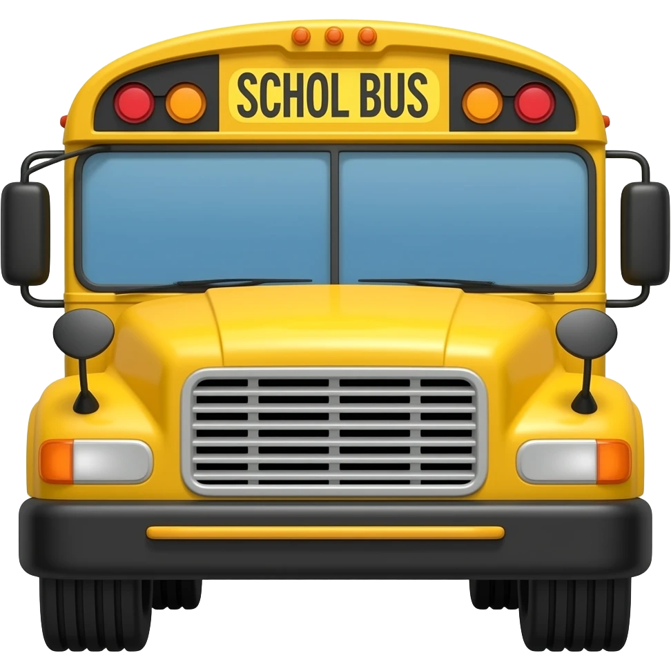 School Bus emoji